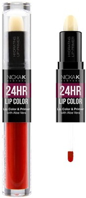 

Nicka K 24Hr Lip Color And Primer(1.5 ml, #02 Crimson)
