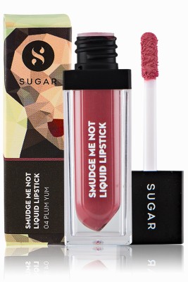 

Sugar Cosmetics Smudge Me Not Liquid Lipstick 04 Plum Yum(04 Plum Yum (Muted Plum))