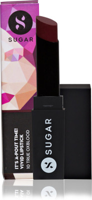 

Sugar Cosmetics It's A-Pout Time! Vivid Lipstick 10 True Oxblood(10 True Oxblood (Burgundy Red))