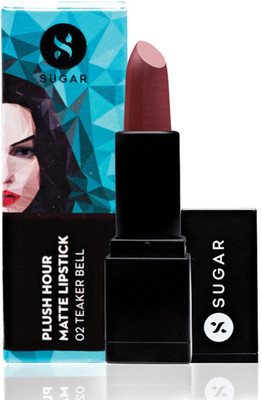 

Sugar Cosmetics Plush Hour Matte Lipstick(02 Teaker Bell (Brown Burgundy))