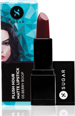 

Sugar Cosmetics Plush Hour Matte Lipstick(05 Berry Boop (Deep Berry))