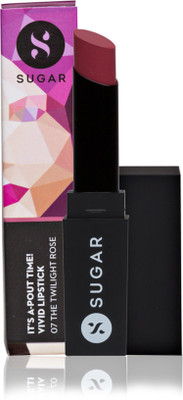

Sugar Cosmetics It's A-Pout Time! Vivid Lipstick 07 The Twilight Rose(07 The Twilight Rose (Rose Pink))