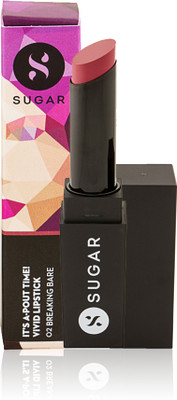 

Sugar Cosmetics It's A-Pout Time! Vivid Lipstick 02 Breaking Bare(02 Breaking Bare (Mauve Pink))