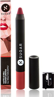 

Sugar Cosmetics Matte As Hell Crayon Lipstick 04 Holly Golightly(04 Holly Golightly (Nude), 2.8 g)