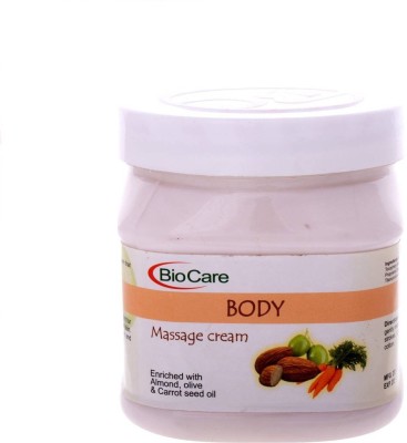 BIOCARE Body Massage Cream enriched with almond(500 ml)