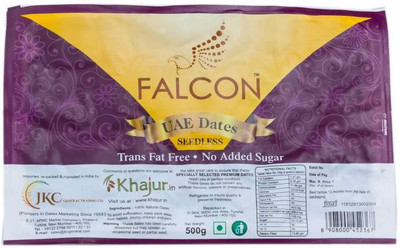 

Falcon UAE Seedless Dates-500g Dates(500 g, Vacuum Pack)