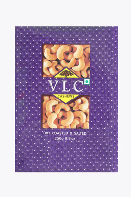 

Vijayalaxmi Cashew Co Natural Dry Roasted Salted Premium Cashews 320 Grade 250gms x 2 Packets Cashews(250 g, Vacuum Pack)