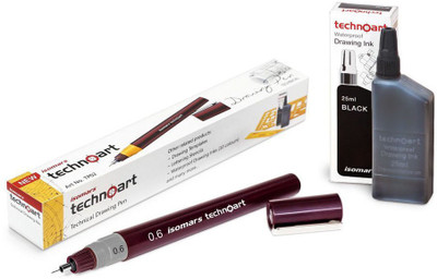 

Isomars Technical Drawing 0.6 Fineliner Pen(Pack of 2)