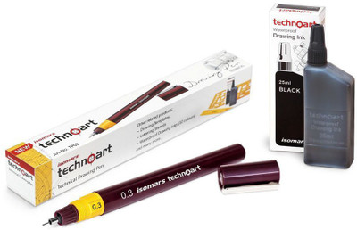 

Isomars Technical Drawing 0.3 Fineliner Pen(Pack of 2)