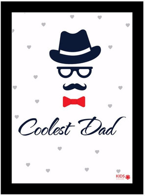 

Coolest Dad Paper Print(11.69 inch X 8.27 inch, Framed)