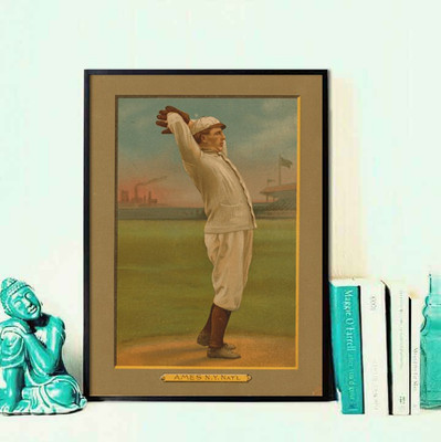 

baseball player AMES Fine Art Print(16 inch X 12 inch)
