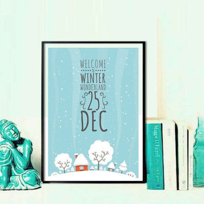 

Christmas Day Poster Fine Art Print(18 inch X 12 inch)