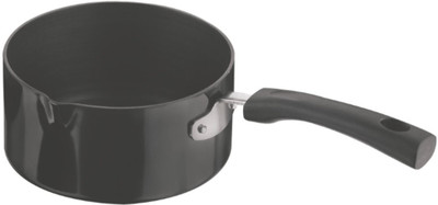 

Wonder World ® Steel Ceramic and Titanium Nonstick Quart Pot Sauce Pan Sauce Pan 0 cm diameter(Aluminium, Hard Anodised, Non-stick), Black