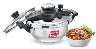 

Prestige 5 L Induction Bottom Pressure Cooker(Stainless Steel)