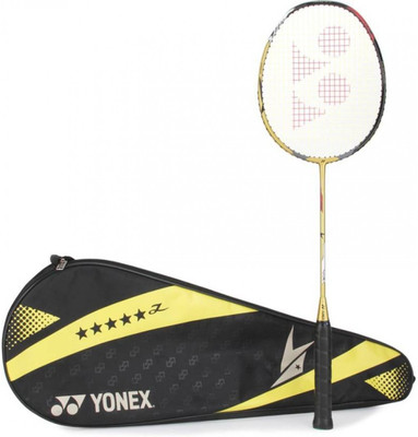 

Yonex Yonex Voltric 100 LD Badminton Racquet Gold Strung Badminton Racquet(G4 - 3.25 Inches, 85 g)