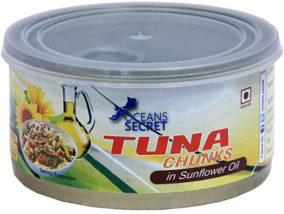 

Oceans Secret Tuna Chunks in Sunflower Oil (Pack of 12) 180 g