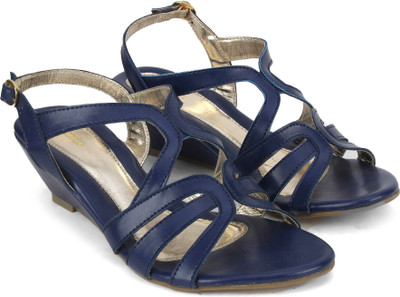 

Bata Women Blue Wedges