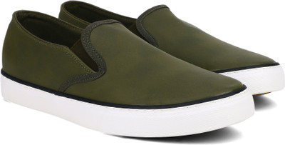 

Peter England PE Sneaker Slip on For Men(Olive