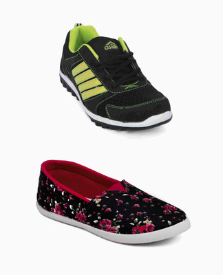 

Asian Women's Combo Pack of 2 sports and casual shoes Casuals For Women(Multicolor