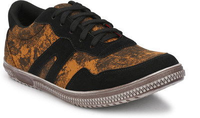 

Eego Italy premium Lace up Canvas Shoes For Men(Brown