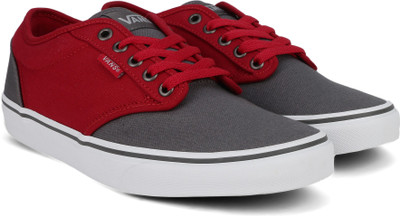 

Vans Canvas Shoes For Men(Grey, Red, (2-tone) gray/red