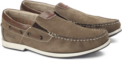 

Pavers England Genuine Leather Loafers For Men(Brown, Tundra