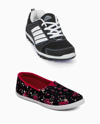 

Asian Women's Combo Pack of 2 sports and casual shoes Casuals For Women(Multicolor