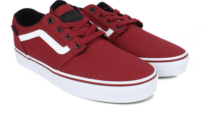 

Vans Chapman Stripe Sneakers For Men(Red, White, (c&l) tibetan red/white