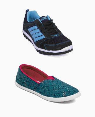 

Asian Women's Combo Pack of 2 sports and casual shoes Casuals For Women(Multicolor