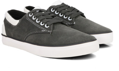

Peter England PE Canvas Shoes For Men(Grey