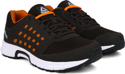 

REEBOK CRUISE RIDE LP Running Shoes For Men(Black, Orange, Dark root/nacho/metsil/wh