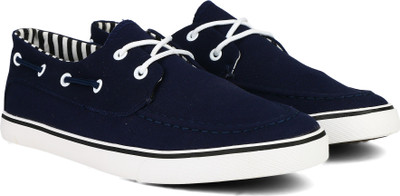 

Peter England PE Canvas Shoes For Men(Blue, Navyblue