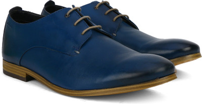 

Clarks Chinley Walk Blue Leather Lace Up For Men(Blue