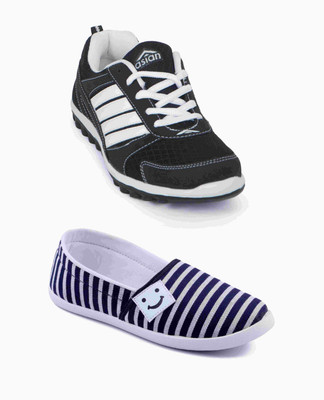 

Asian Women's Combo Pack of 2 sports and casual shoes Casuals For Women(Multicolor