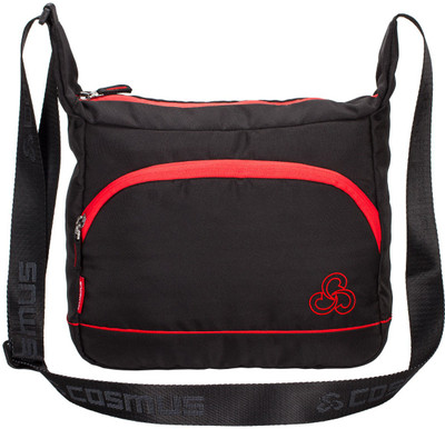 

Cosmus Men Casual Black Polyester Sling Bag