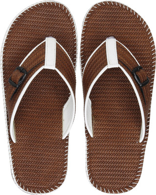 

Kraasa Slippers, Tan::white