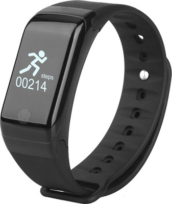 

INVELLA H10 Heart Rate BP Monitor Smart Band(Black Strap L)
