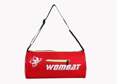 

Wombat Red Gym POLYESTER 22.5 Ltr FULL PADDED Gym Duffle Bag - Premium Quality Gym & Fitness Bag(Red, Kit Bag)