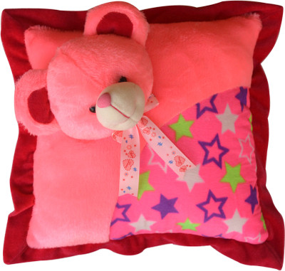 

Funtastik Pink Smart Teddy Cushion - 37.5 cm(Pink)