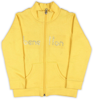 

United Colors of Benetton. Full Sleeve Solid Girls Sweatshirt, 10f