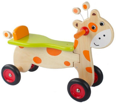 

Emob Cute Wooden Balancing Mini Deer Ride On Cycle with Moveable Handle Toy For Kids(Multicolor)