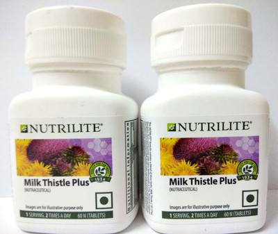 

Amway Amway Nutrilite Milk Thistle Plus Pack of 2(120Tablets)(2 mg)