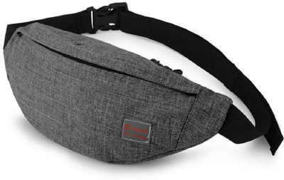 

Aeoss Men Male Casual Functional Fanny Bag Waist Bag Money Phone Belt Bag Waist Bag(Grey)