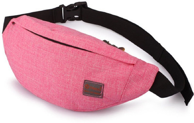 

Aeoss Men Male Casual Functional Fanny Bag Waist Bag Money Phone Belt Bag Waist Bag(Pink)