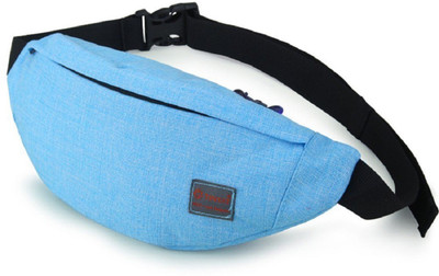 

Aeoss Men Male Casual Functional Fanny Bag Waist Bag Money Phone Belt Bag Waist Bag(Blue)