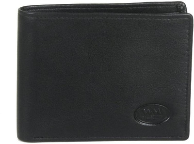 

Hidekin Men Black Genuine Leather Wallet(10 Card Slots)