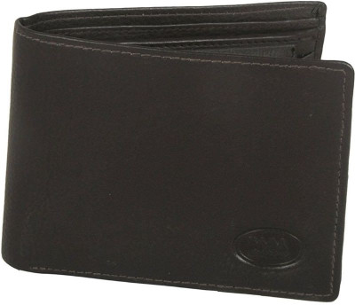 

Hidekin Men Brown Genuine Leather Wallet(10 Card Slots)