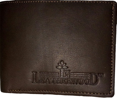 

Leatherwood Boys Brown Genuine Leather Wallet(5 Card Slots)