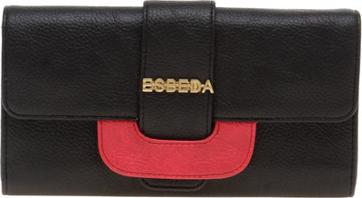 

Esbeda Women Casual Black, Red Artificial Leather Wallet(8 Card Slots)