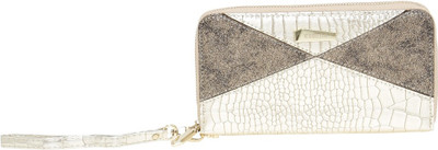 

Esbeda Women Gold Artificial Leather Wallet(18 Card Slots)